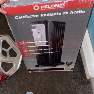 Black Radiant Oil Heater